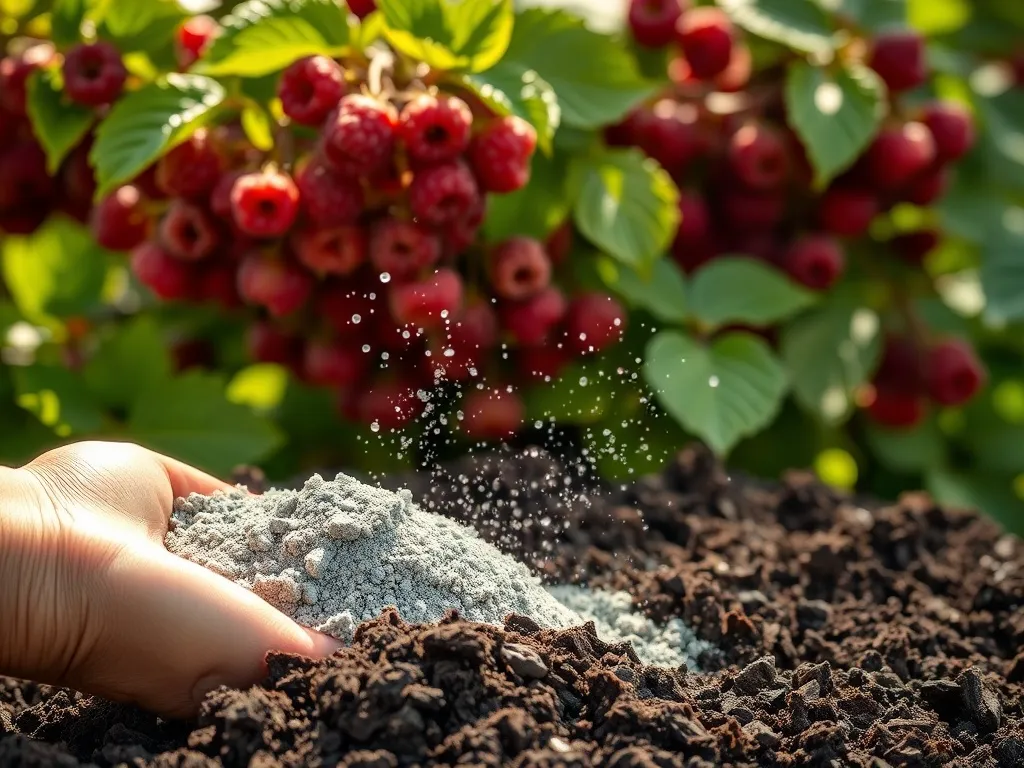 Popiół drzewny pod maliny – sypać czy nie?