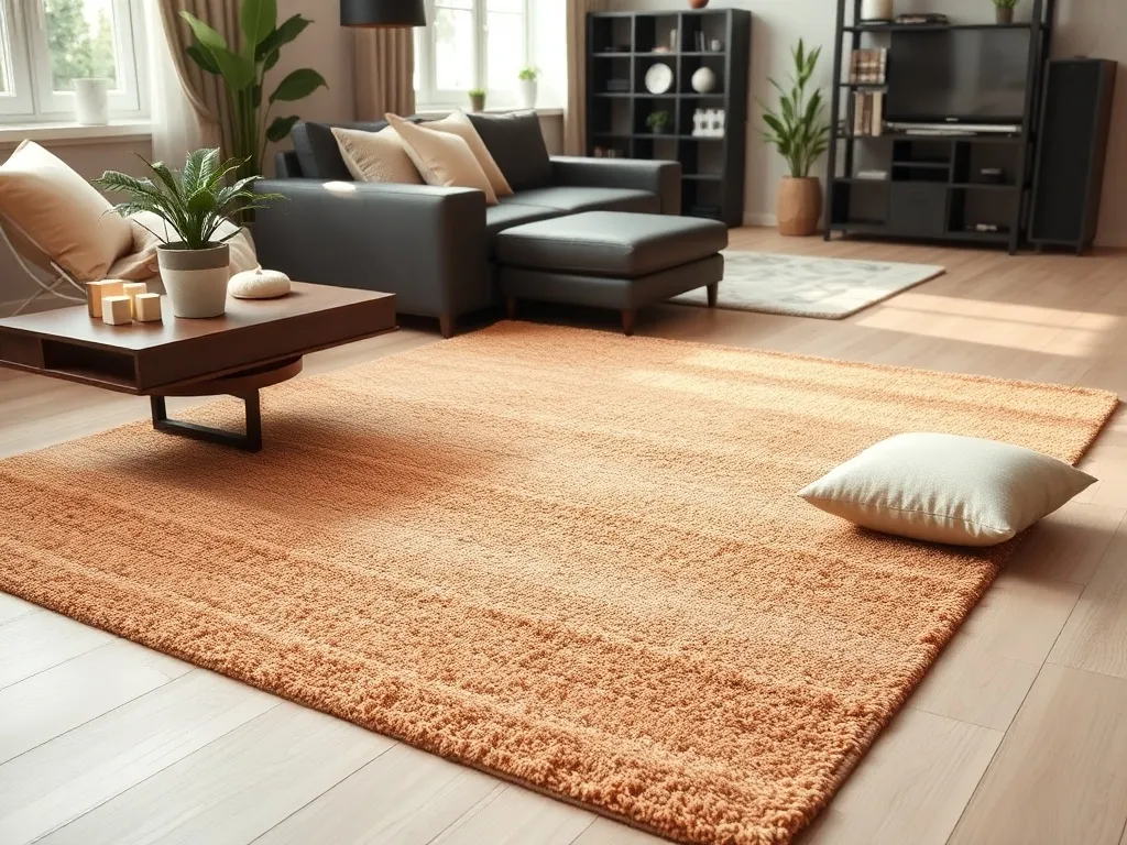 Jaki dywan do jasnej podłogi i ciemnych mebli?