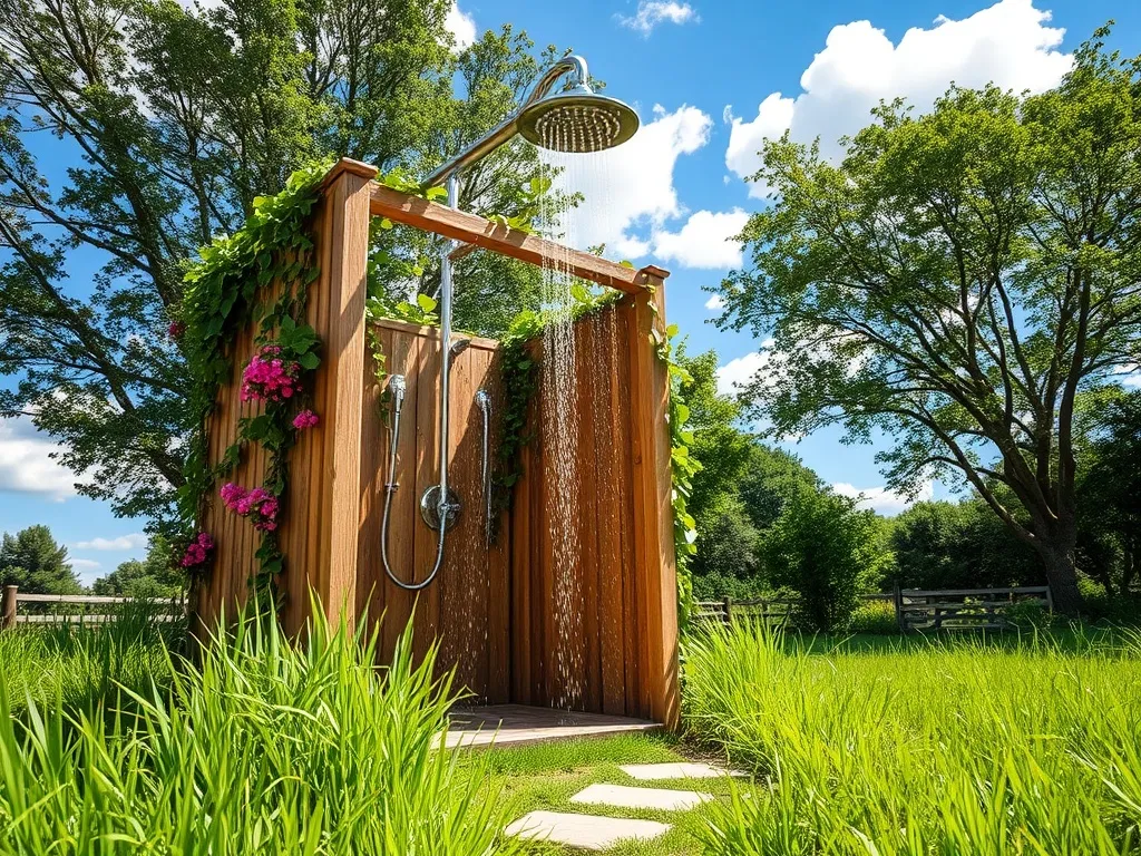 Jak zrobić prysznic na działce rekreacyjnej?