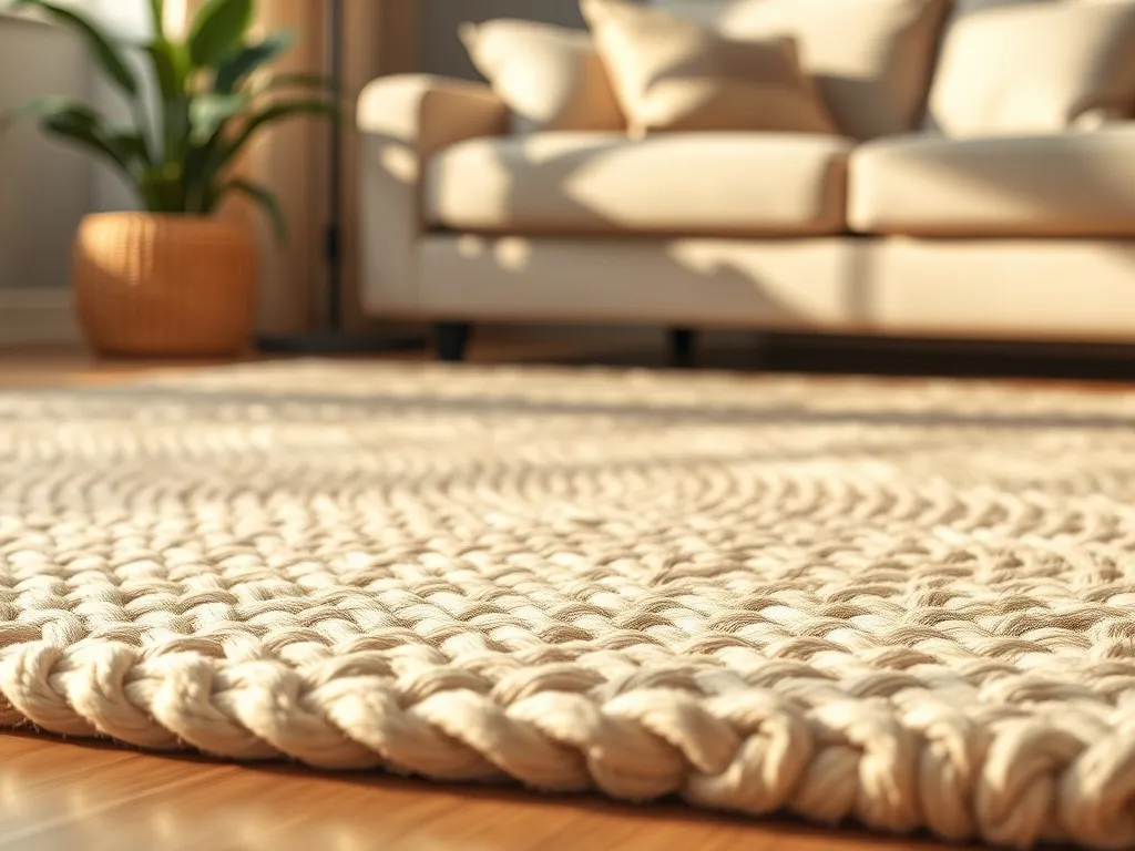 Jak zrobić prostokątny dywan ze sznurka bawełnianego?