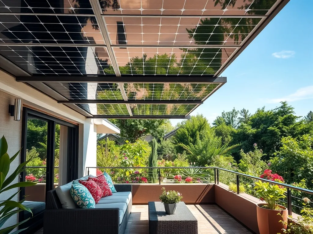 Panele fotowoltaiczne jako zadaszenie tarasu – jak zrobić?