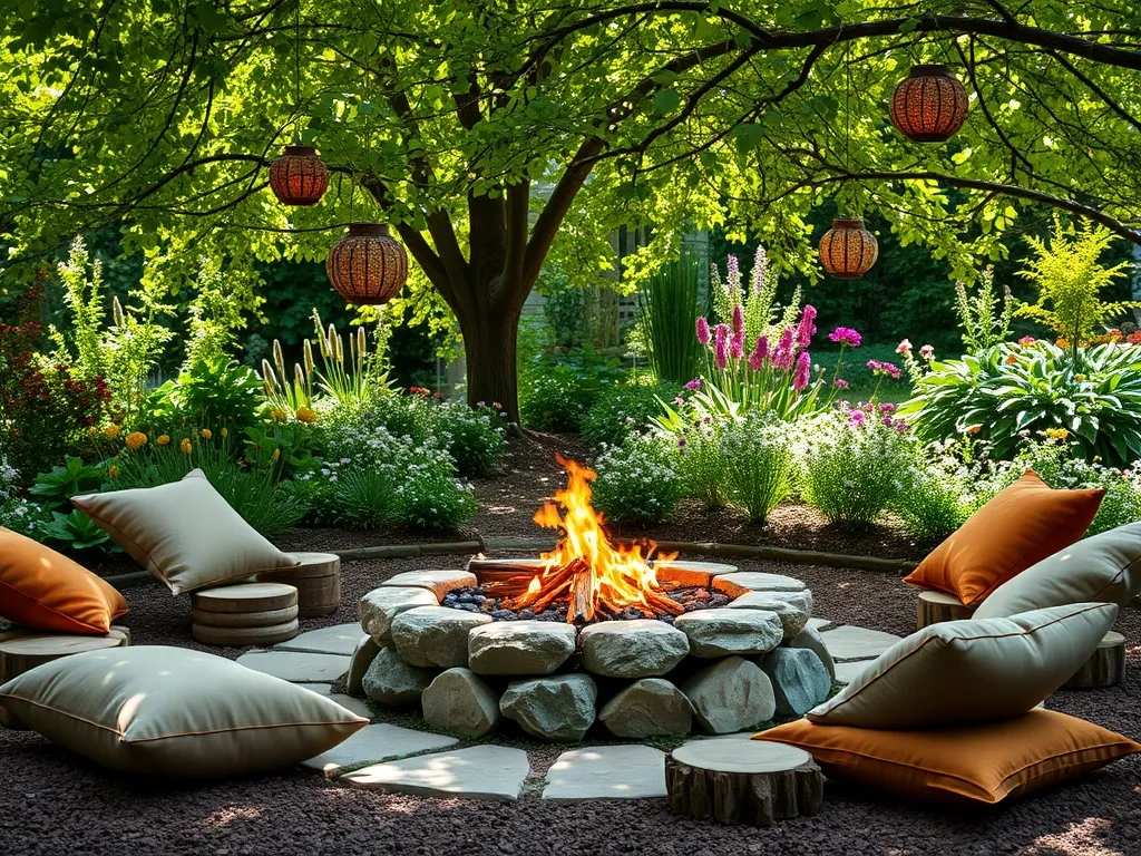 Ognisko w ogrodzie z kamieni – jak zrobić?