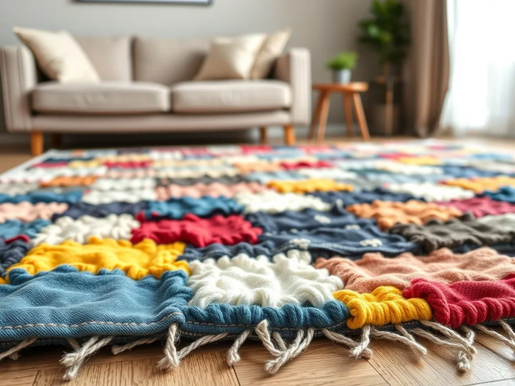 Jak zrobić dywan ze starych ubrań?