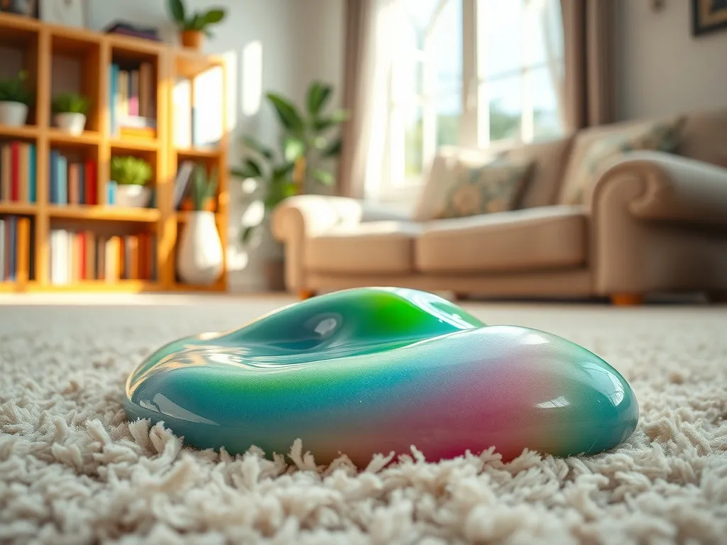 Jak usunąć slime z dywanu?
