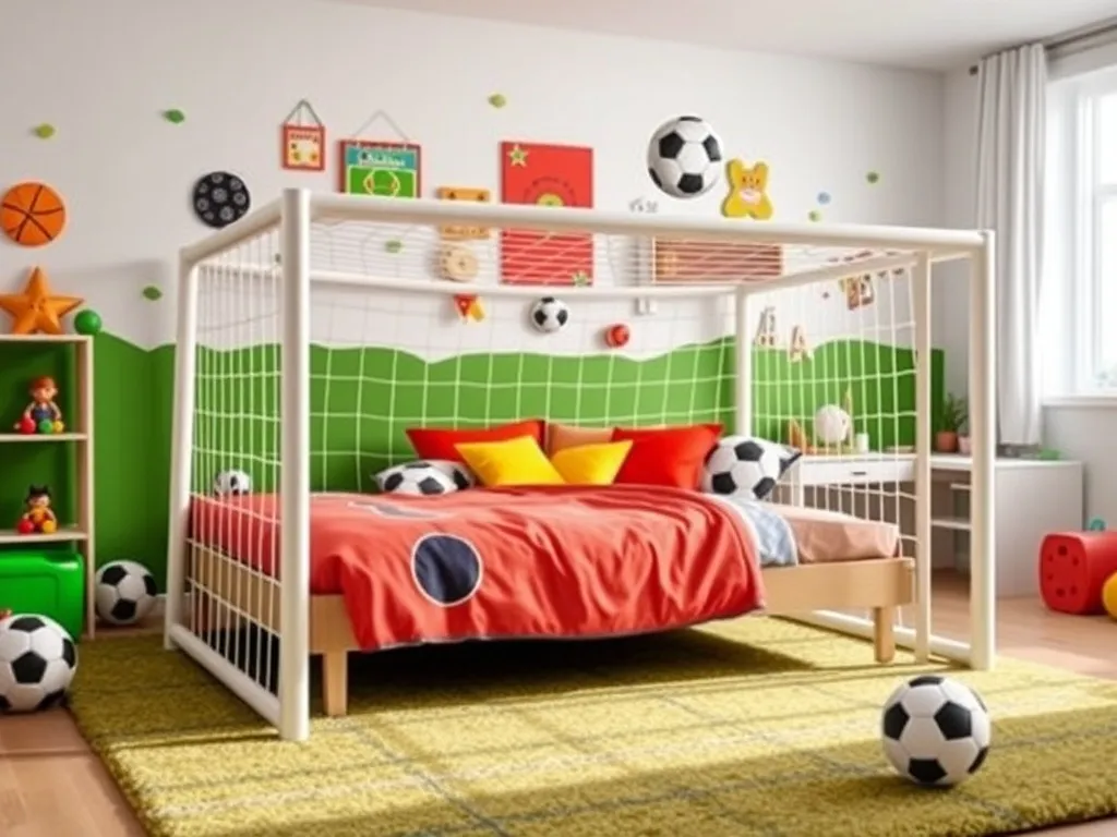 Jak zrobić łóżko bramka piłkarska? Kreatywne pomysły dla dzieci