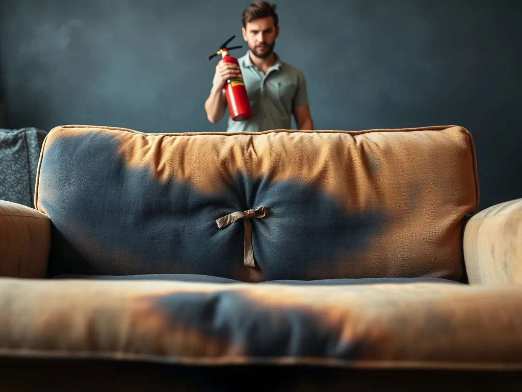 Przypalona kanapa: co zrobić, aby ją uratować?