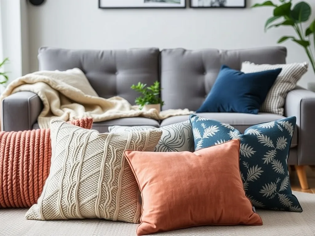 Jakie poduszki pasują do szarej kanapy? Przewodnik po stylach