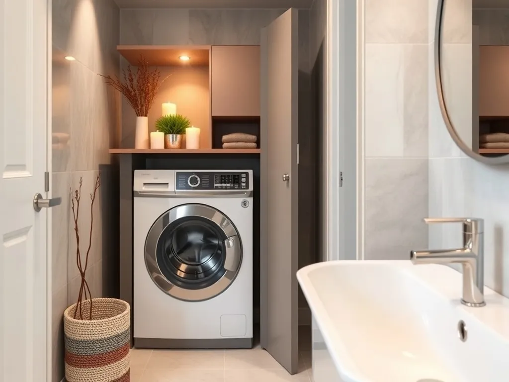 Jak ukryć pralkę w małej łazience? Sprawdzone pomysły na aranżację