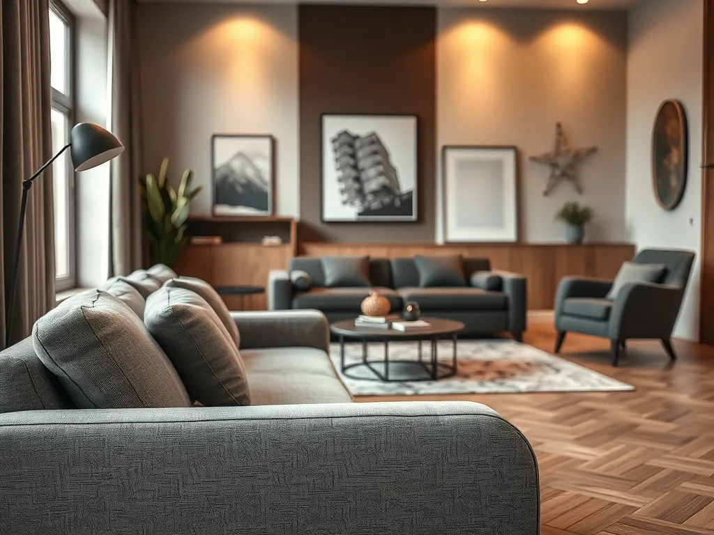 Czy szara kanapa pasuje do brązowych mebli w Twoim wnętrzu?