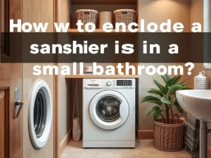 Jak zabudować pralkę w małej łazience? Praktyczne porady