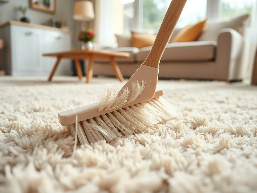 Jak wyprać dywan z długim włosem w domu?