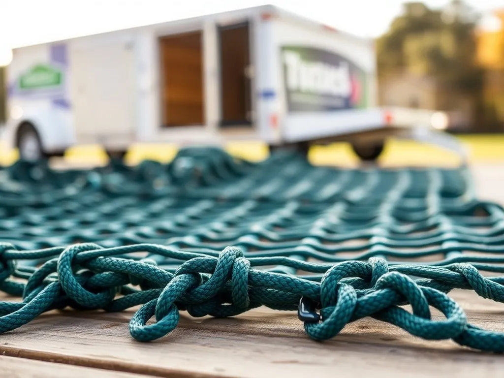 Siatka na przyczepki – szybkie zabezpieczenie ładunku