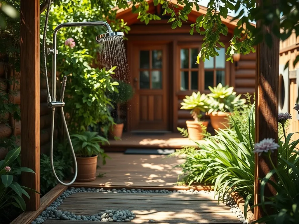 Jak zrobić prysznic do domku holenderskiego?