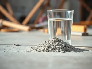 Czy sam cement z wodą zwiąże?