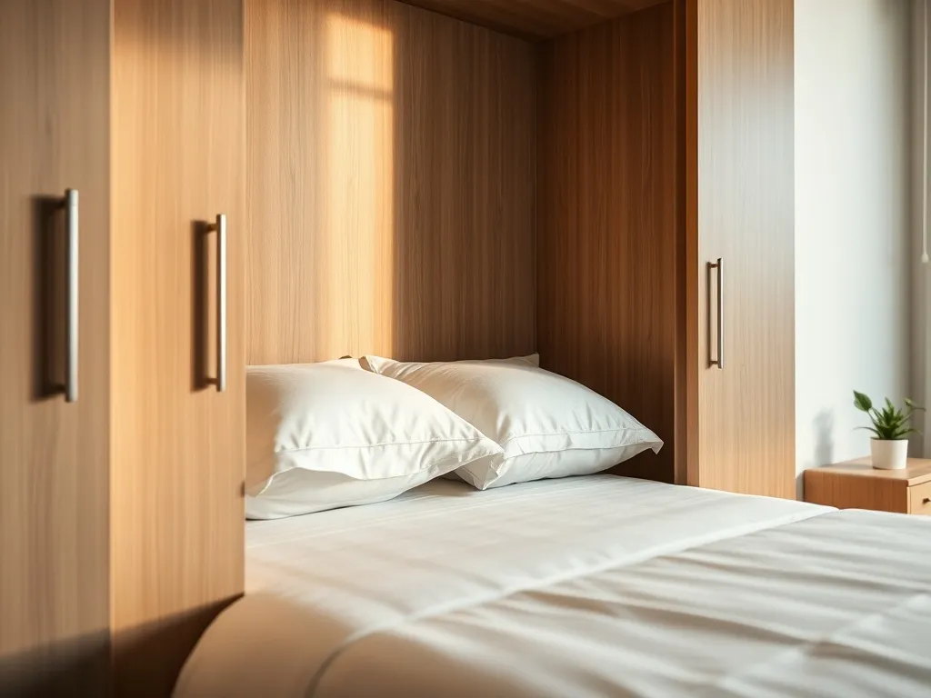 Jak zrobić łóżko chowane w szafie?