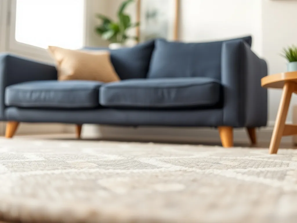 Jaki dywan do granatowej kanapy? Porady aranżacyjne