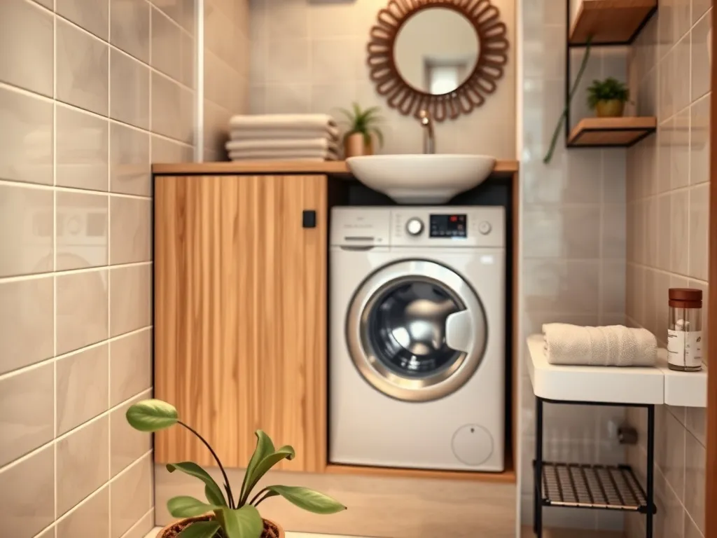 Jak zabudować pralkę w małej łazience? Praktyczne porady