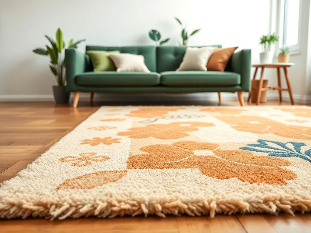 Jaki dywan do zielonej kanapy? kolory, wzory i porady