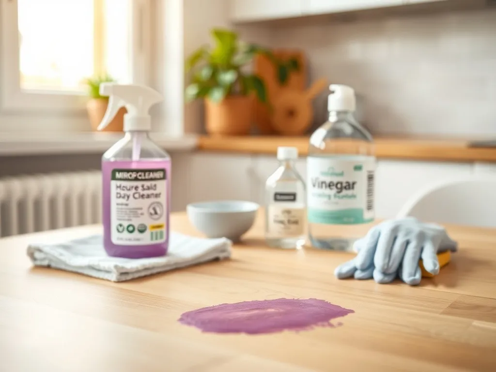 Czym zmyć farbę do włosów z mebli?