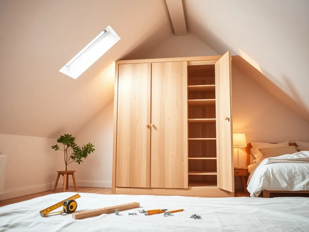 Szafa pod skosem jak zrobić? Prosty poradnik krok po kroku