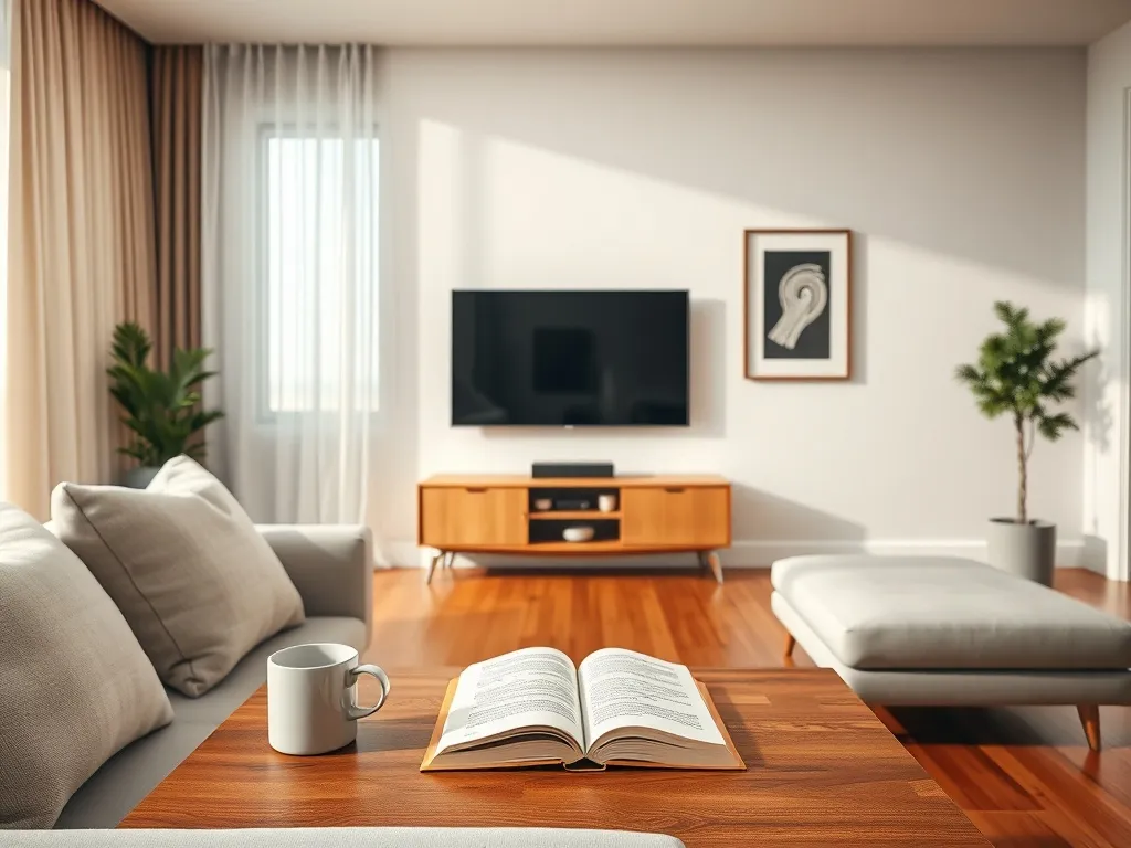 Na jakiej wysokości telewizor w salonie?