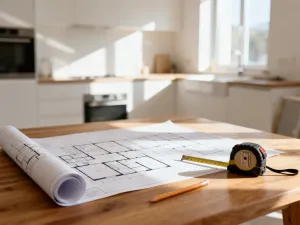 Nowoczesna szklana barierka balkonowa z metalową ramą, prezentująca minimalistyczny design i estetykę budynku.