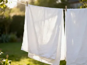 Przytulny pokój trzylatka z drewnianym łóżkiem wyposażonym w barierki ochronne i miękką pościel.